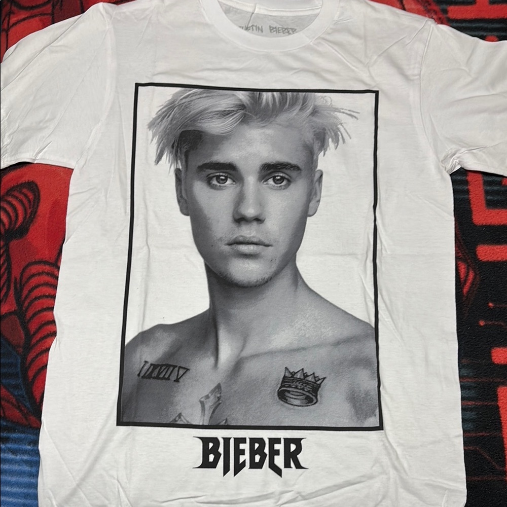 Bieber White Graphic T-Shirt